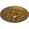 Ekena Millwork Spiral Ceiling Medallion (Fits Canopies up to 4"), Hand-Painted Gold, 25 1/4"OD x 4"ID x 2"P CM25SPGLS - alternate 2